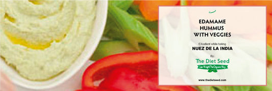 Edamame Hummus with Veggies