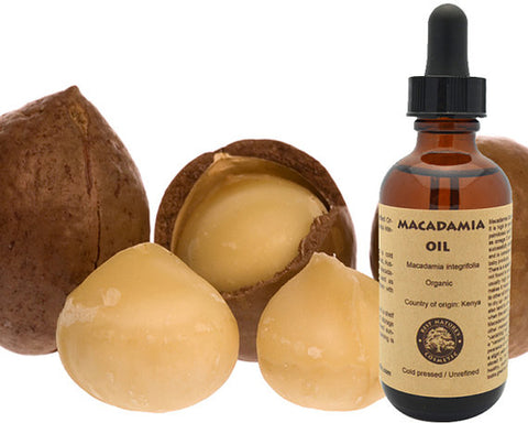 100% Pure, Organic Macadamia Oil. Helps to reduce