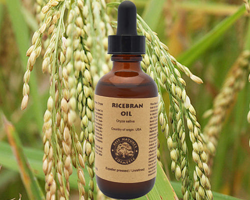 100% Pure, Rice Bran Oil for for dry, mature