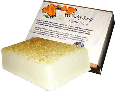 Organic Unscented Soap Bar for sensitive skin, for